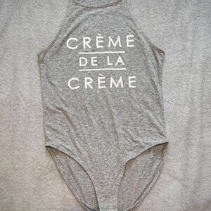 Factorie grey sleeveless bodysuit